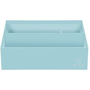 Exacompta - Ref. 67996D – 1 verticale brievenbushouder met 3 vakken van aquarelkarton – afmetingen: 25 x 10 x 14 cm – willekeurige pastelkleuren, koraalblauw, pastelgroen, paars