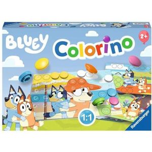 Ravensburger Colorino Bluey, educatief spel voor kinderen van 2 jaar, kleurencombinatie, Bluey-figuren, Montessori speelgoed 2 jaar, speelgoed voor kinderen van 2 jaar, cadeau voor kinderen van 2