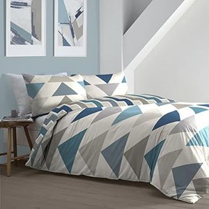 Fusion - Loxton beddengoedset voor tweepersoonsbed, blauw