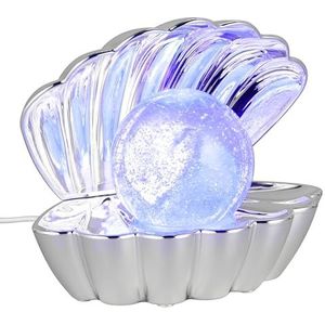 Reality Leuchten SHELLY R57731106 Tafellamp, kunststof, chroom, 0,8 watt LED, kleurverandering