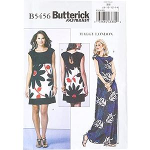 Butterick Patterns Damesjurk kleine jurk wit maat BB 36-38-40-42