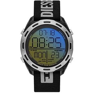 Diesel Crusher DZ1984 Herenhorloge 46 Mm - Zwart