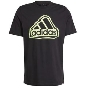 adidas Gevouwen Badge Graphic Tee T-shirt voor heren