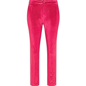 SASHIMA Pantalon en velours pour femme 19411536-SA04, rouge, taille XS, rouge, XS