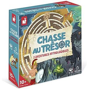 Janod - Schattenjacht mythologisch avontuur – gezelschapsspel voor kinderen – educatief spel collaboratief – Griekse mythologie – Frans – vanaf 10 jaar J02452