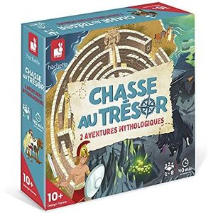 Janod - Schattenjacht mythologische avonturen �– gezelschapsspel voor kinderen – educatief spel – Griekse mythologie – Franse taal – vanaf 10 jaar, J02452