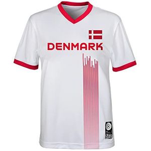 FIFA Officieel 2023 Fifa Wereldkampioenschap T-shirt voor volwassenen Denmark Team Uniseks T-shirt (1 stuk)