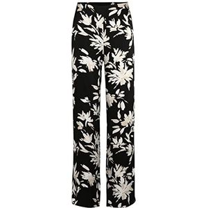 Tamaris Alamar dames broek, Black Flower Aop