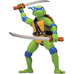 Teenage Mutant Ninja Turtles 83401CO TMNT Mutant Mayhem reuzenfiguur Leonardo, 30,5 cm, ideaal cadeau voor fans van 4 tot 7 jaar, zwart