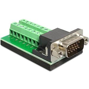DeLOCK VGA-adapter, stekker op terminalblok, 16-polig, 65424