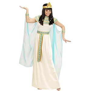 Widmann - Cleopatra kostuum, jurk met riem, armbanden, Egypterine, hoofdband en cape, carnaval, themafeest