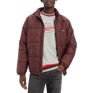 Levi's Sunset Short Puffer Jacket voor heren, 1 stuk, Decadent chocolade