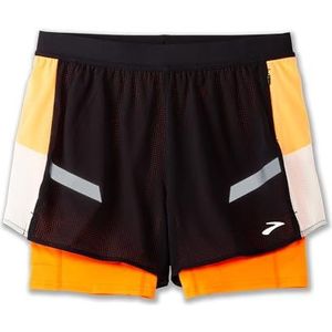 Brooks - Run Visible 4"" 2 en 1 Short 2.0, Short Femme
