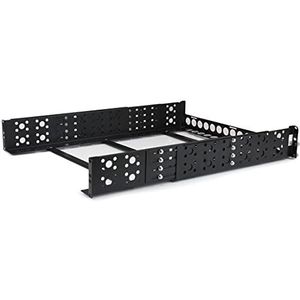 StarTech.com Universele 2U montagerails voor 19"" server rack - A/V verstelbare rails (UNIRAILS2U), zwart