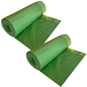 WellHome Organic 60 stuks zelfsluitende vuilniszakken 40 liter polyethyleen 64 x 71 cm / 40-50 liter