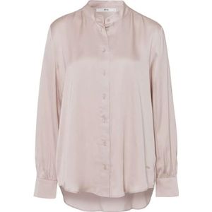 BRAX Style Viv Shiny Viscose Damesblouse, Angora (stad)