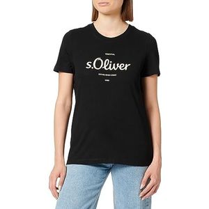 s.Oliver T-shirt met korte mouwen dames T-shirt met korte mouwen, grijs/zwart - 463