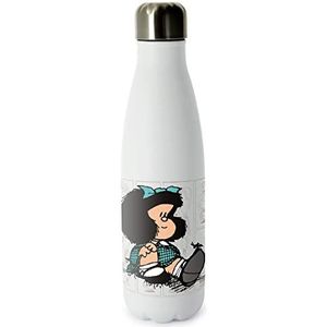 Grafoplás Mafalda Cureux Herbruikbare thermosfles, roestvrij staal, 500 ml, koude (24 uur) en warme dranken (12 uur)