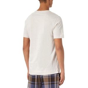 Schiesser t-shirt ronde hals pijama heren, wit gemengd.