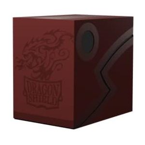 Dragon Shield Kaartbox met dubbele hoes voor 150 kaarten, bloedrood