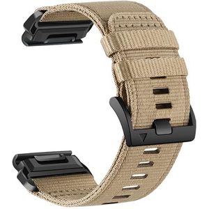 YOOSIDE Horlogebandje voor Garmin Fenix 7/Fenix 6/Fenix 5/epix Pro 47 mm, snel passend, 22 mm, verstelbaar, geweven nylon horlogebandje met roestvrijstalen sluiting voor Forerunner 955