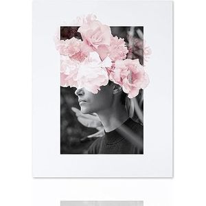 Declea Elegante afbeelding Lyla moderne print met abstracte bloemen - woondecoratie woonkamer modern decoratief bedrukt canvas 100% katoen