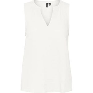 Vero Moda Vmnatali Nia Sl Top Wvn Tanktop voor dames, Sneeuwwit.