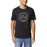 Columbia M Rapid Ridge T-shirt, Graphic, korte mouwen, heren, Zwart, Boundless Graphics