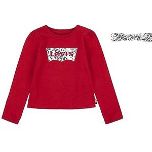 Levi'S Kids  Meet And Greet Ls Tee And Fille 10-16 Ans, Piment, 2 ans
