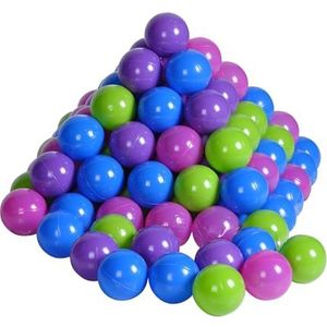 Knorrtoys 56777 - 100 ballen in leuke pasteltinten zonder gevaarlijke weekmakers Ø 6 cm - TÜV-getest -