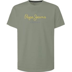 Pepe Jeans Eggo N SS T-shirts voor dames, Groen (Palm Green)