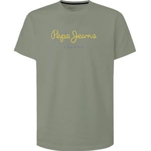 Pepe Jeans Eggo N T-shirt voor heren (1 stuk), Groen (Palm Green)