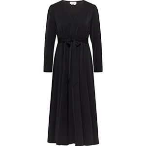 nolie Robe à manches longues pour femme 25225441-NO01, noire, taille XL, Robe à manches longues, XL