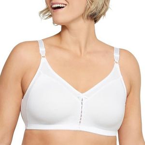 Maidenform Bali-Double steun van katoen, draadloos, beha zonder beugel, voor dames, wit (wit 100)