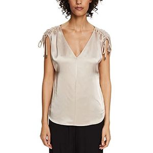 ESPRIT Dames T-Shirt, 260/taupe licht, M, 260/lichttaupe