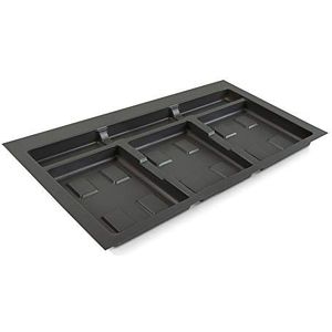 Emuca - Afvalbak voor lade, op maat te snijden basis voor afvalcontainers, basis voor modules breedte 80 cm.