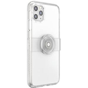 PopSockets Hoesje voor iPhone X, XS en 11 Pro met handvat en schuif, telefoonhoes voor iPhone X, XS en 11 Pro, transparant