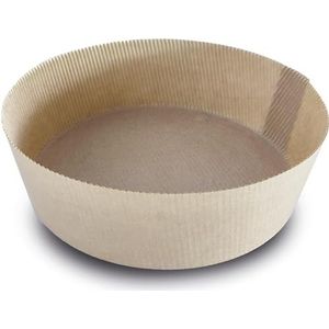 Guardini, Lot de 3 moules hauts de four 19 x 6 cm, jetables, papier sulfurisé antiadhésif, 100% compostable, fabriqué en Italie, ligne Easy Bake Bio