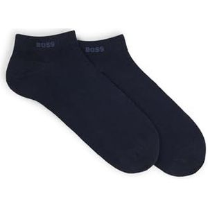 BOSS Heren 2P AS Uni CC sokken, 2 paar stretch mesh sokken, Blauw