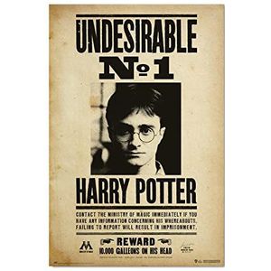 Harry Potter Undesirable N1 Poster – Decoratieve bladeren Harry Potter Undesirable N1 / Poster Groep Erik, officieel gelicentieerd product