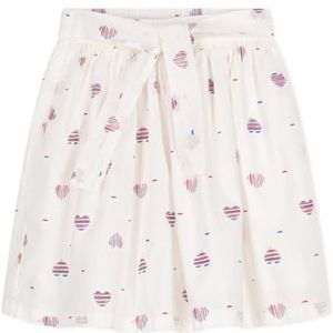 Petit Bateau Jupe pour bébé fille, Écru/multicolore, 3 ans