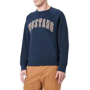 MUSTANG Sweat-shirt style Ben avec logo Cn pour homme, Total Eclipse 5226, M