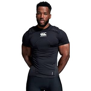 Canterbury CCC Rugbyvest ter bescherming van borst en schouders, ademend, licht en flexibel, zwart, maat L