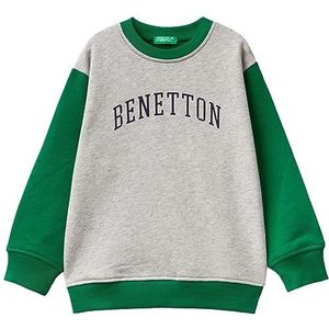 United Colors of Benetton Shirt G/C M/L 3j70g10a7 Trainingspak voor kinderen en tieners (1 stuk), Grigio E groen 901