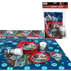 Disney - Star Wars-partypakket: tafelkleed, borden, bekers, servetten (71911)