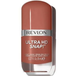 Revlon Ultra HD Snap! Nagellak, 100% veganistisch, 78% ingrediënten van natuurlijke oorsprong, intensieve formule, glanzend en versterkend, nr. 013 Basic, 8 ml