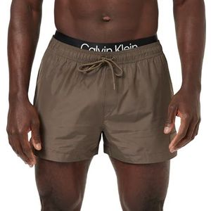 Calvin Klein Dubbele shorts Wb 920 voor heren, bruin, M, beige, M, Beige
