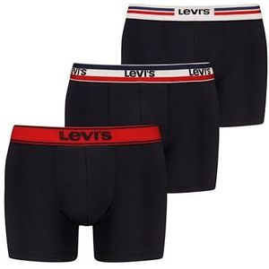Levi's Denim geschenkdoos biologisch katoen geschenkdoos heren (3 stuks), zwart combi