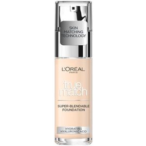 L'Oréal Paris - L'Oréal True Match 1.N Ivory Liquid Foundation, 30 ml