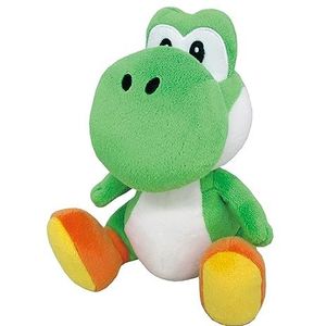 Super Mario Yoshi pluche dier, Nintendo gelicentieerd, groen, 20 cm